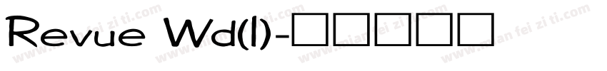 Revue Wd(1)字体转换
